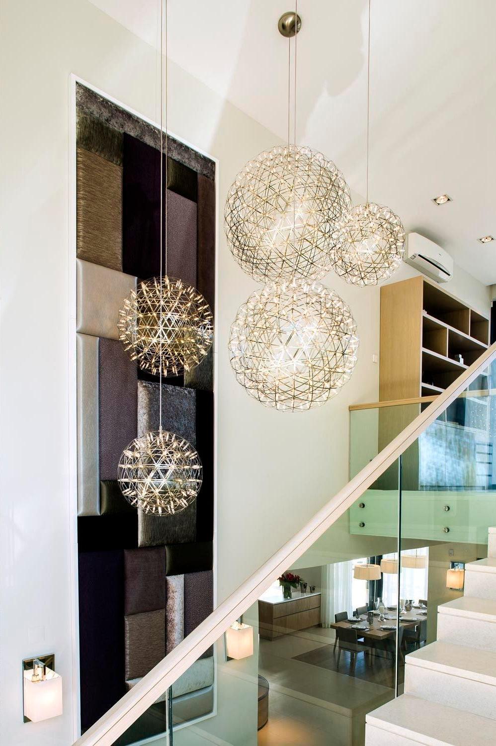 Gold Spark Ball Drop light Pendant Light