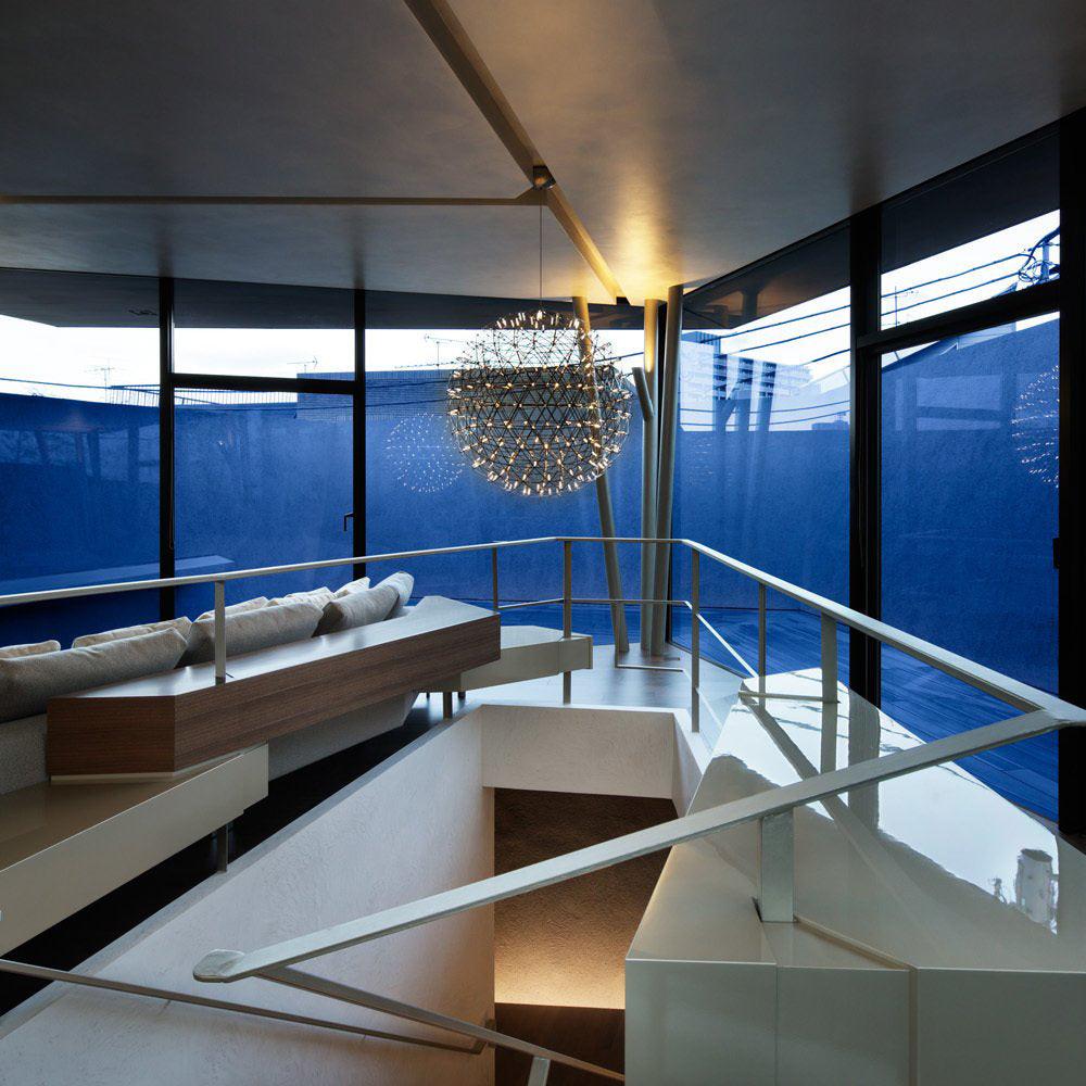 Gold Spark Ball Drop light Pendant Light