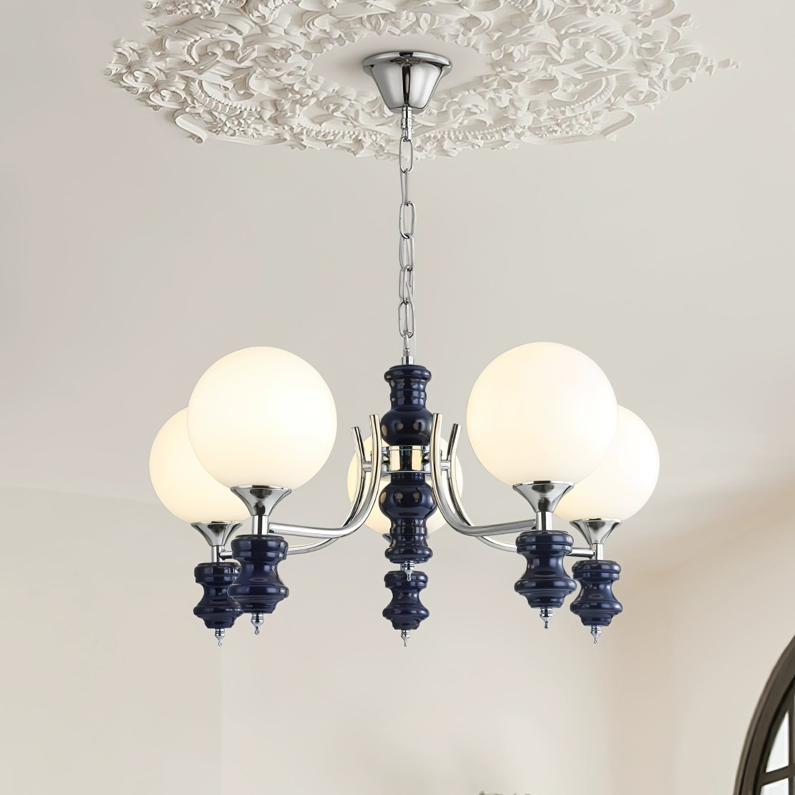 Regal Orb Electrolier Chandelier