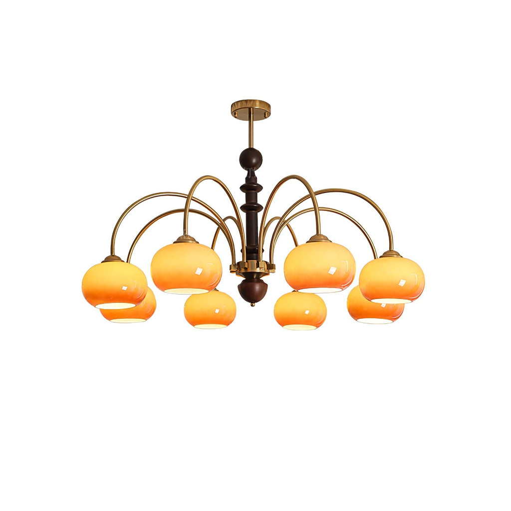 Ripe Persimmon Candelabrum Chandelier