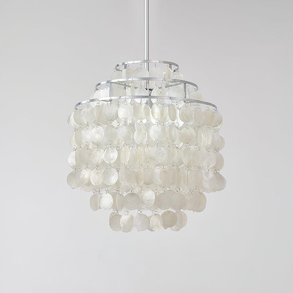 Round Shell Crown Chandelier B