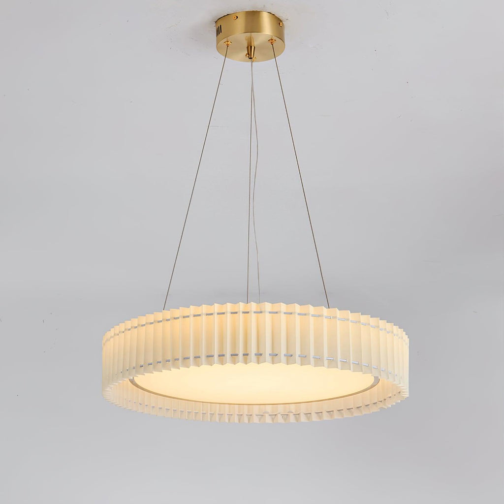 Round Pleated Houselight Pendant Lamp