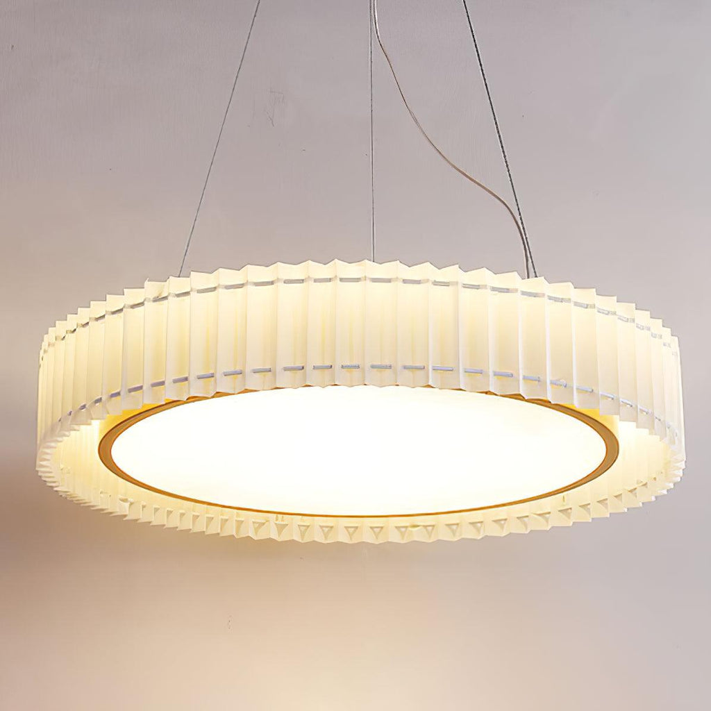 Round Pleated Houselight Pendant Lamp