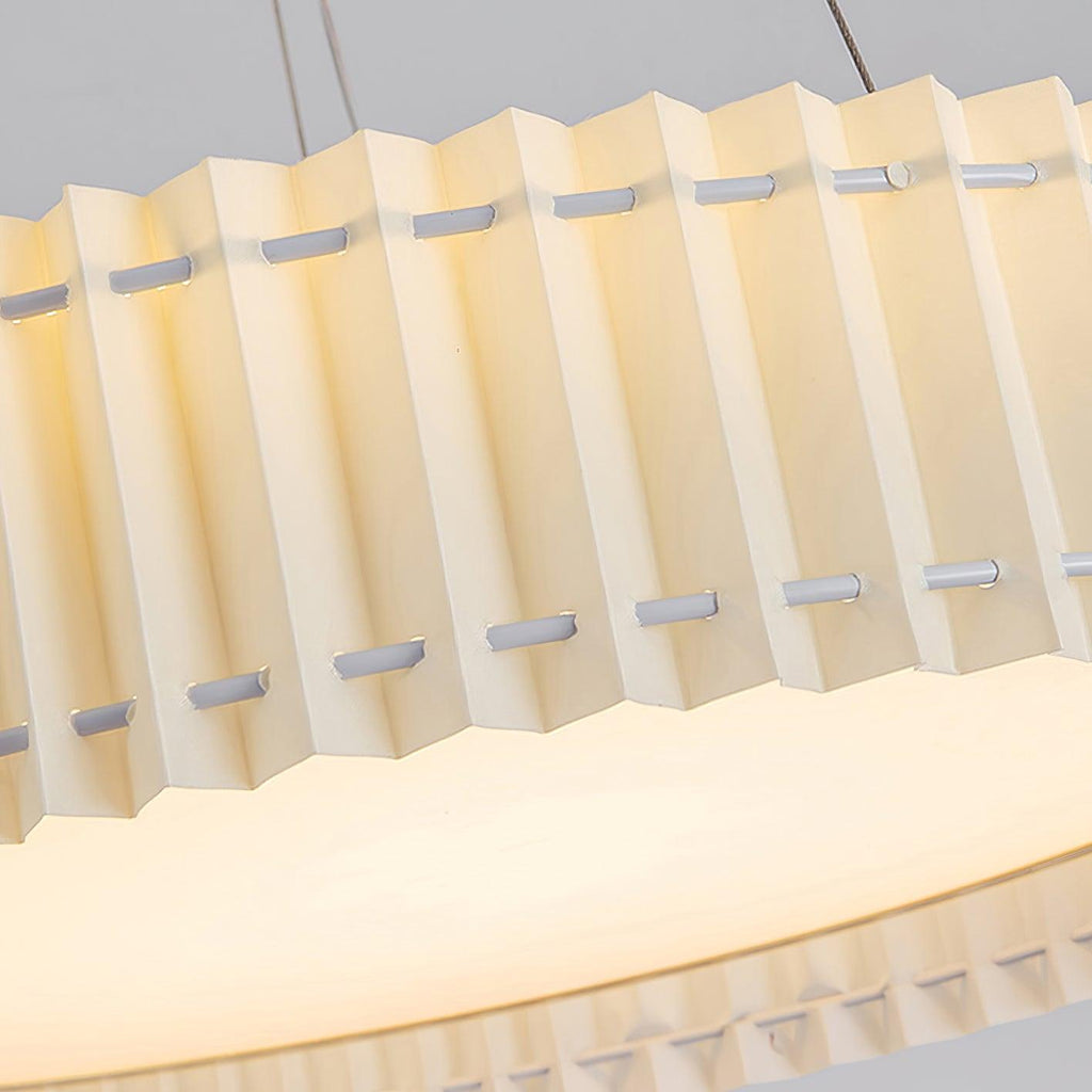 Round Pleated Houselight Pendant Lamp