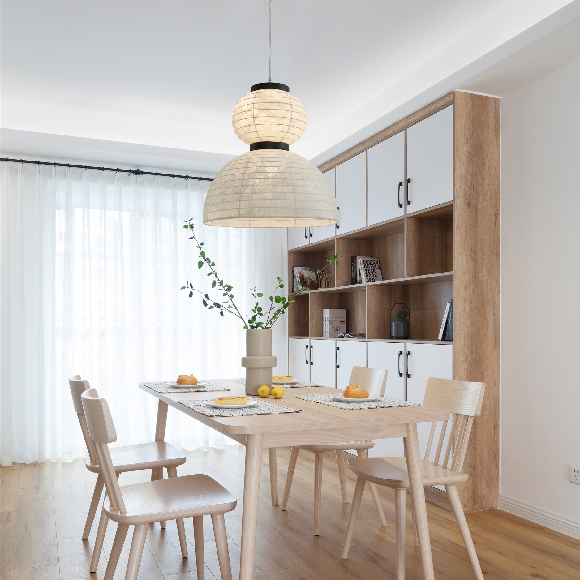 Modern Silk Droplight Pendant Light