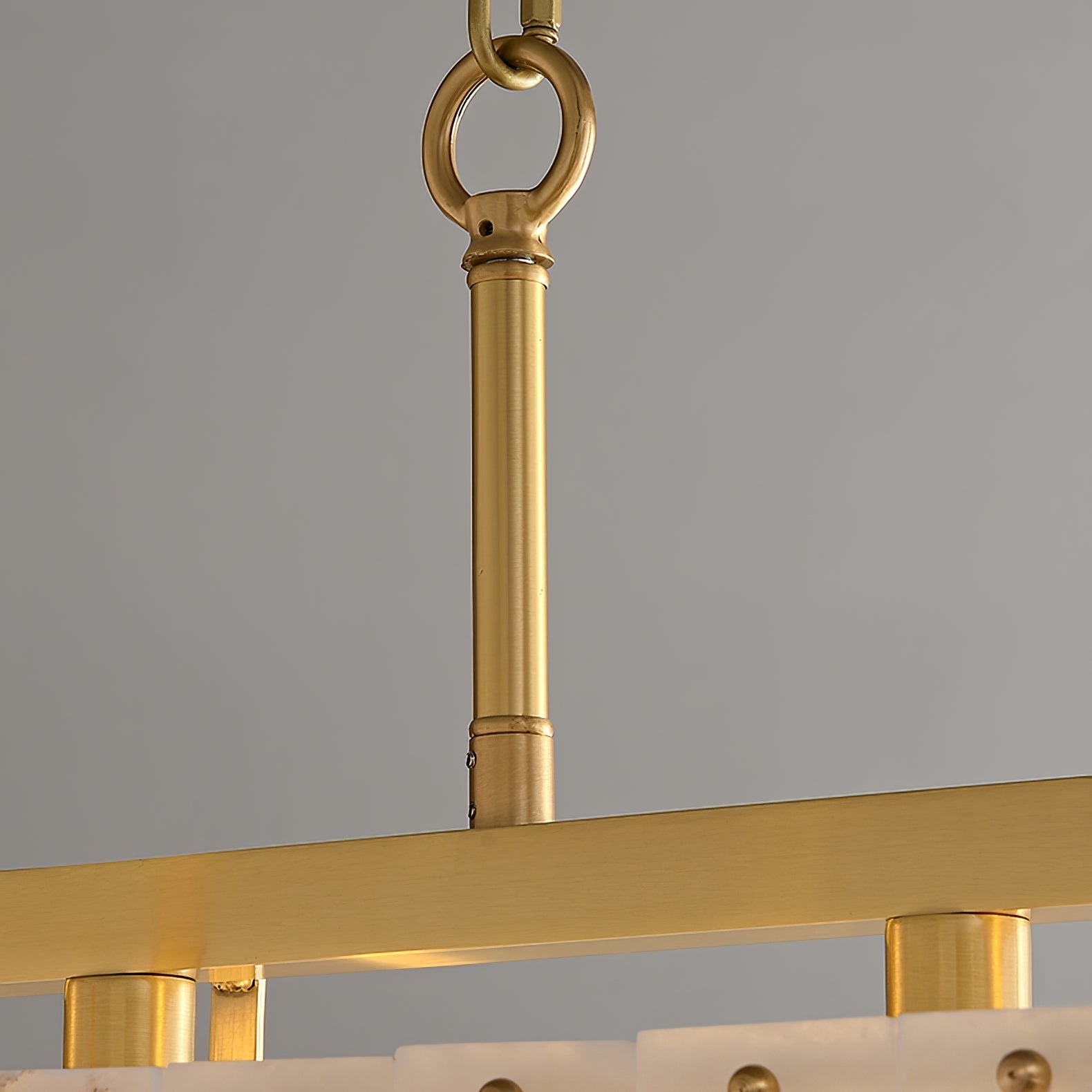 Solstice Bar Alabaster Chandelier