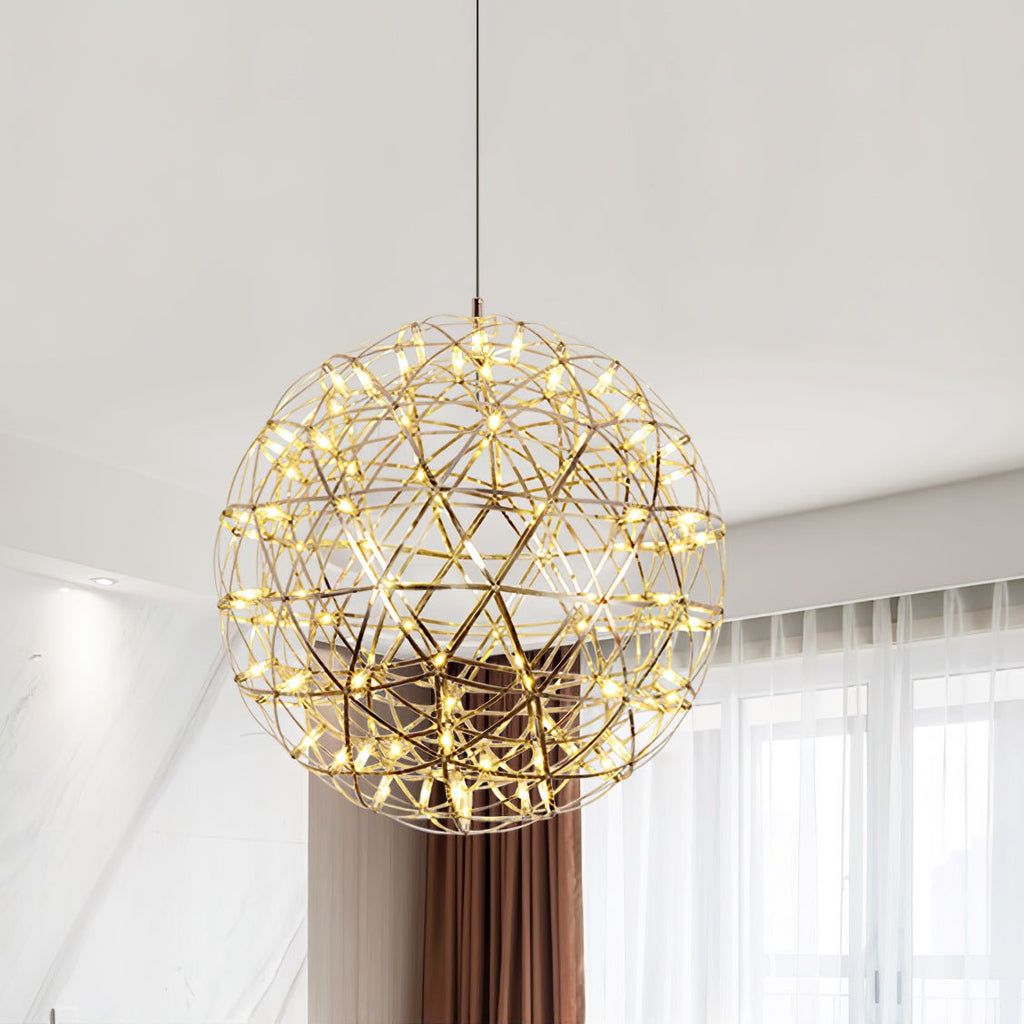 Gold Spark Ball Drop light Pendant Light