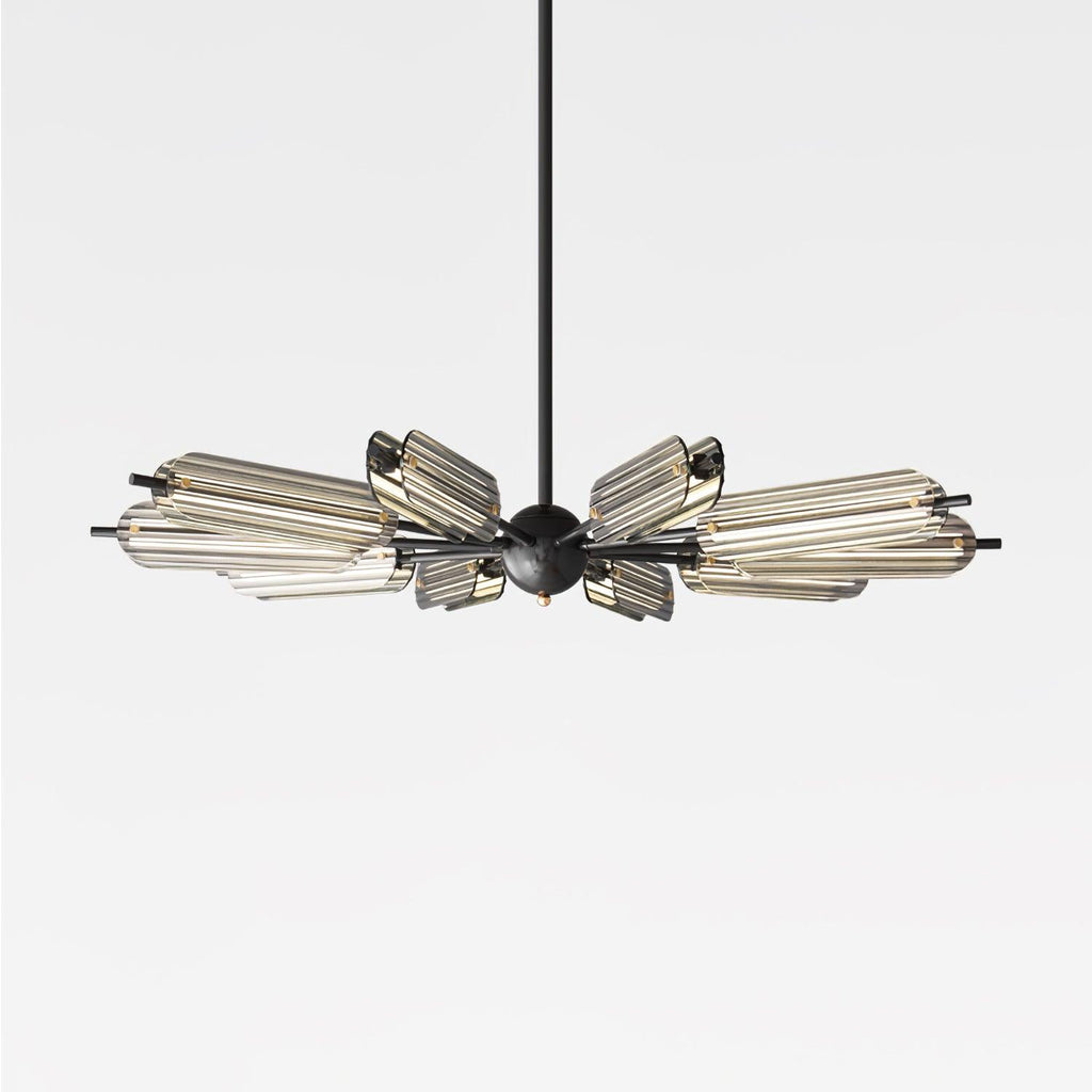 Sputnik Brass Electrolier Chandelier