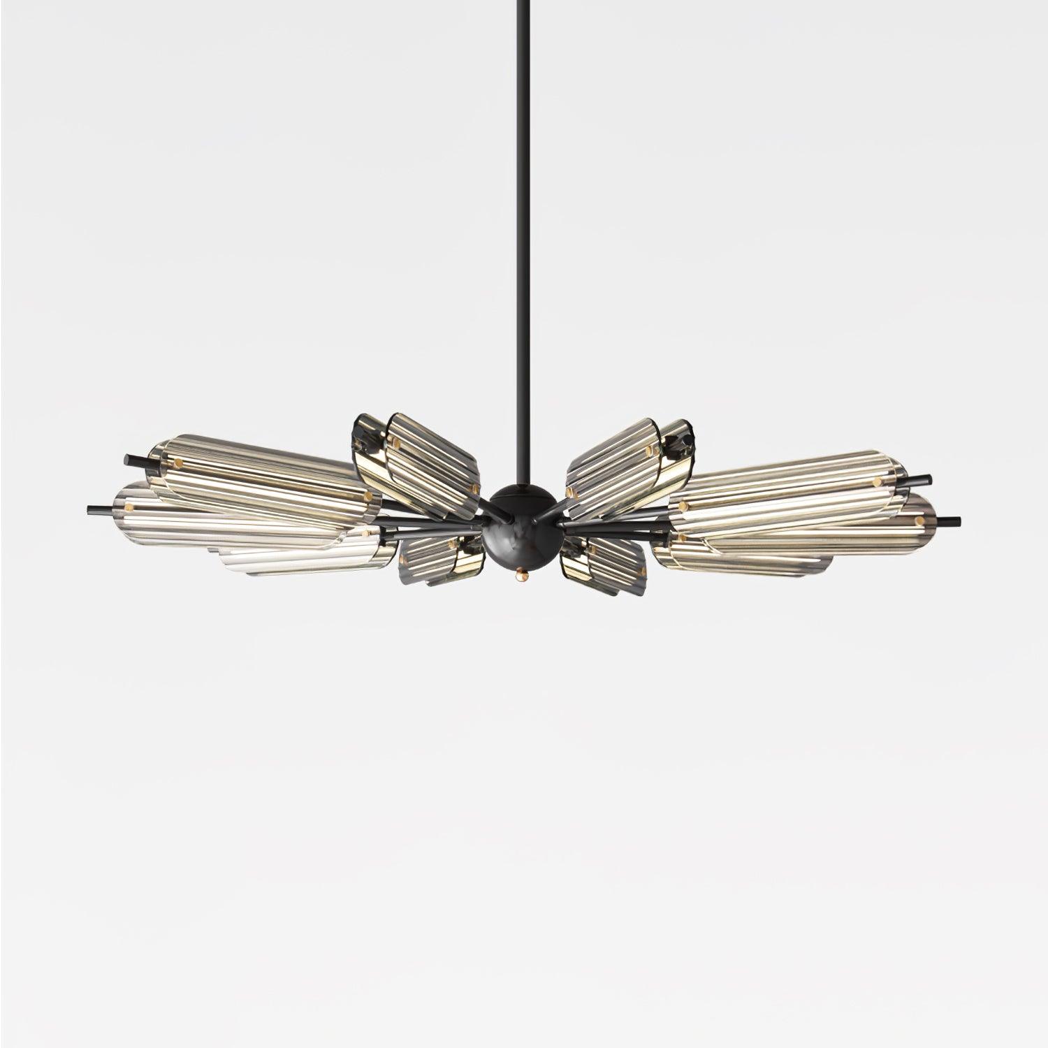 Sputnik Brass Electrolier Chandelier