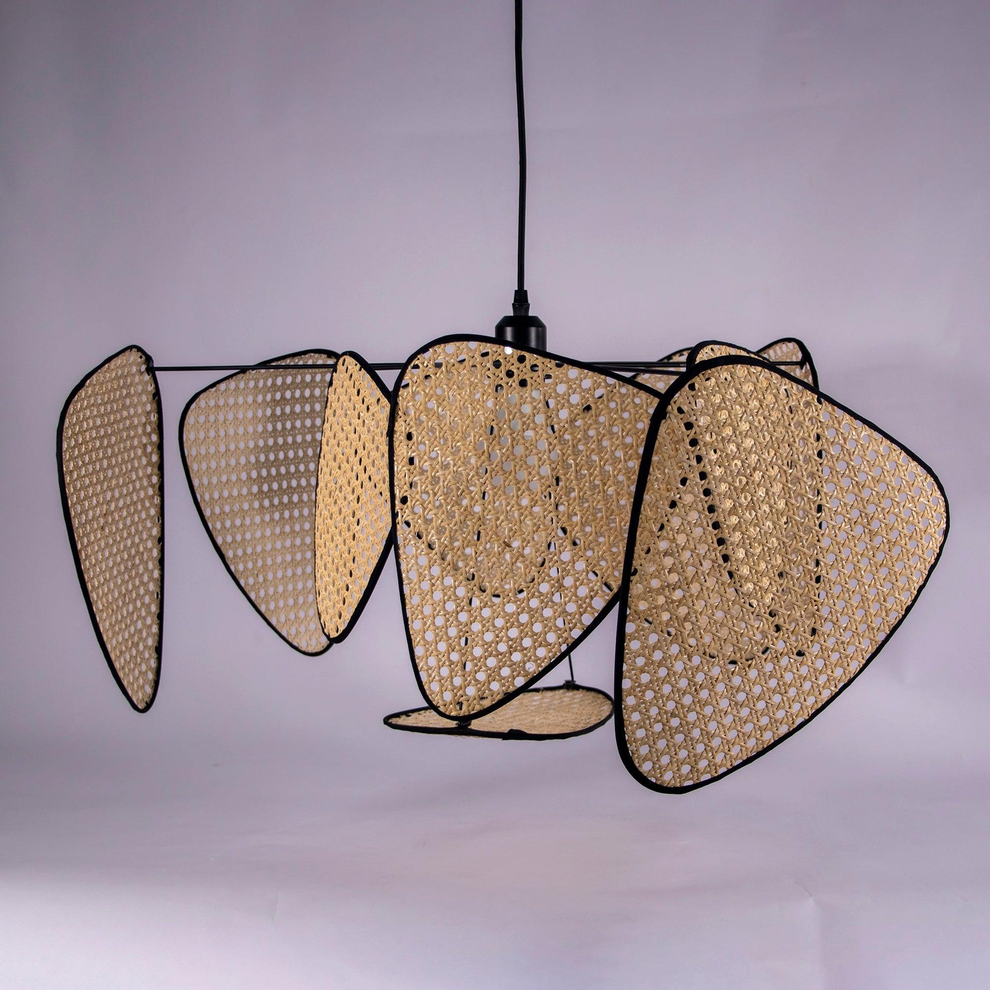 Screen Cannage Pendant Swag Light
