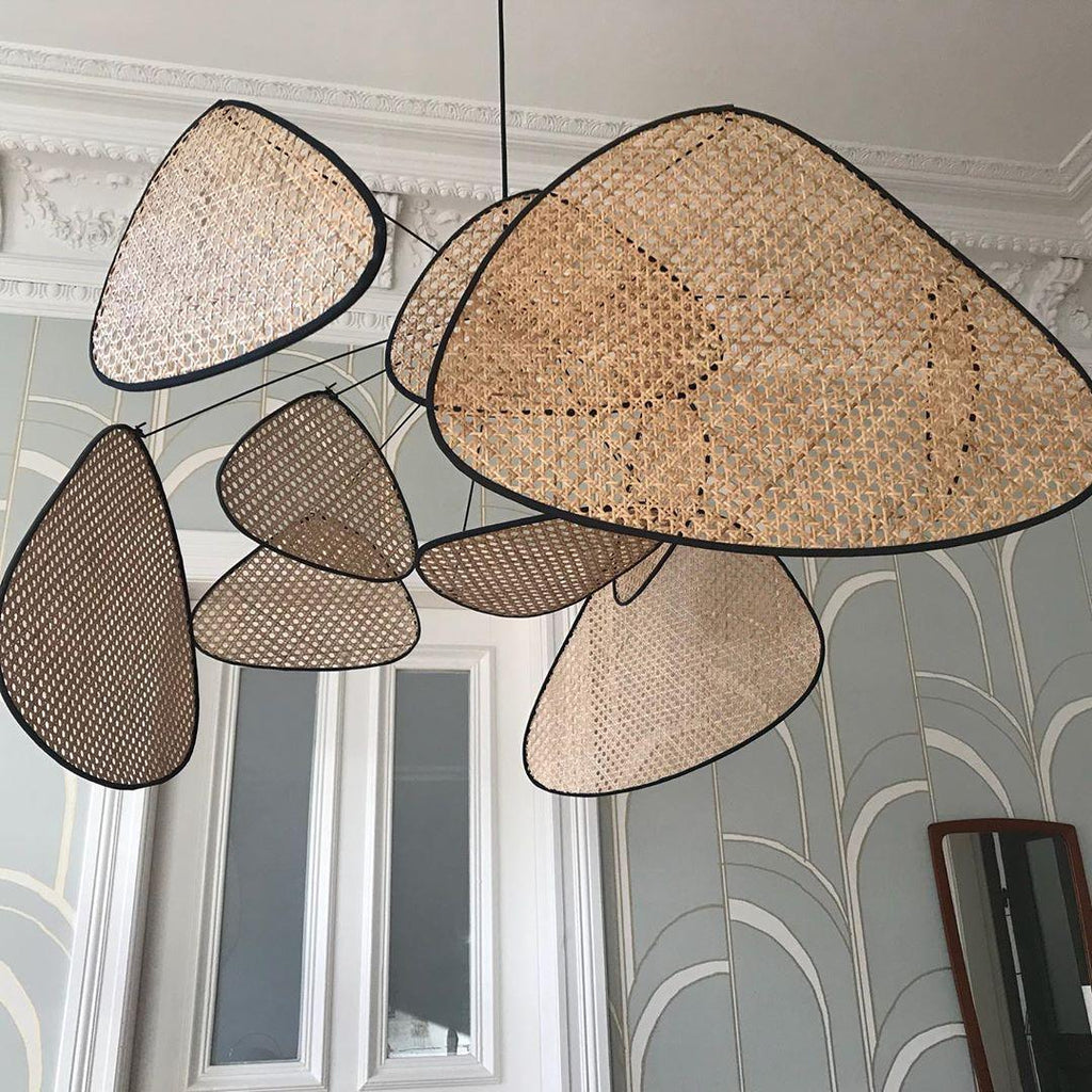Screen Cannage Pendant Swag Light
