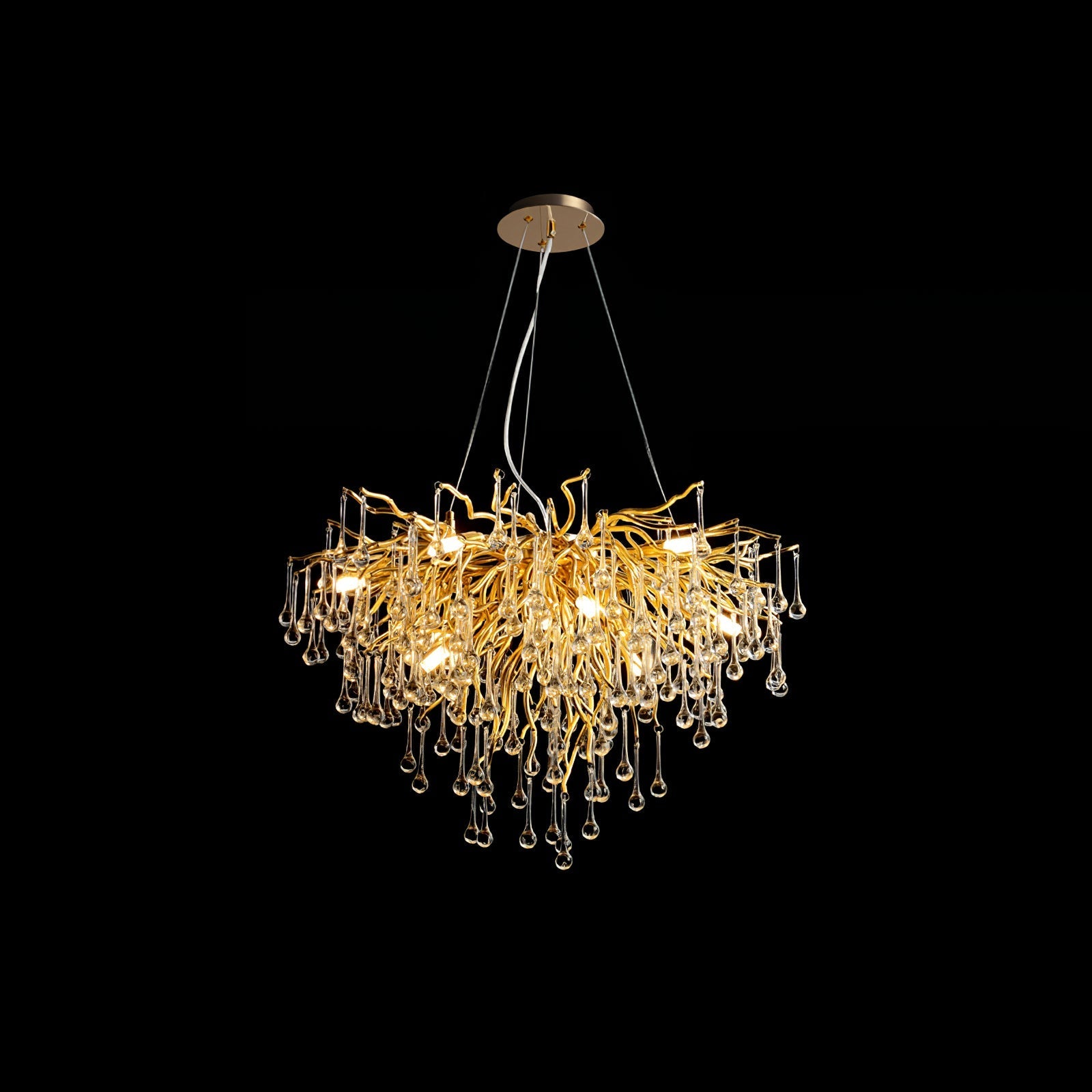 Teardrop Crystal Ceiling fixture Chandelier