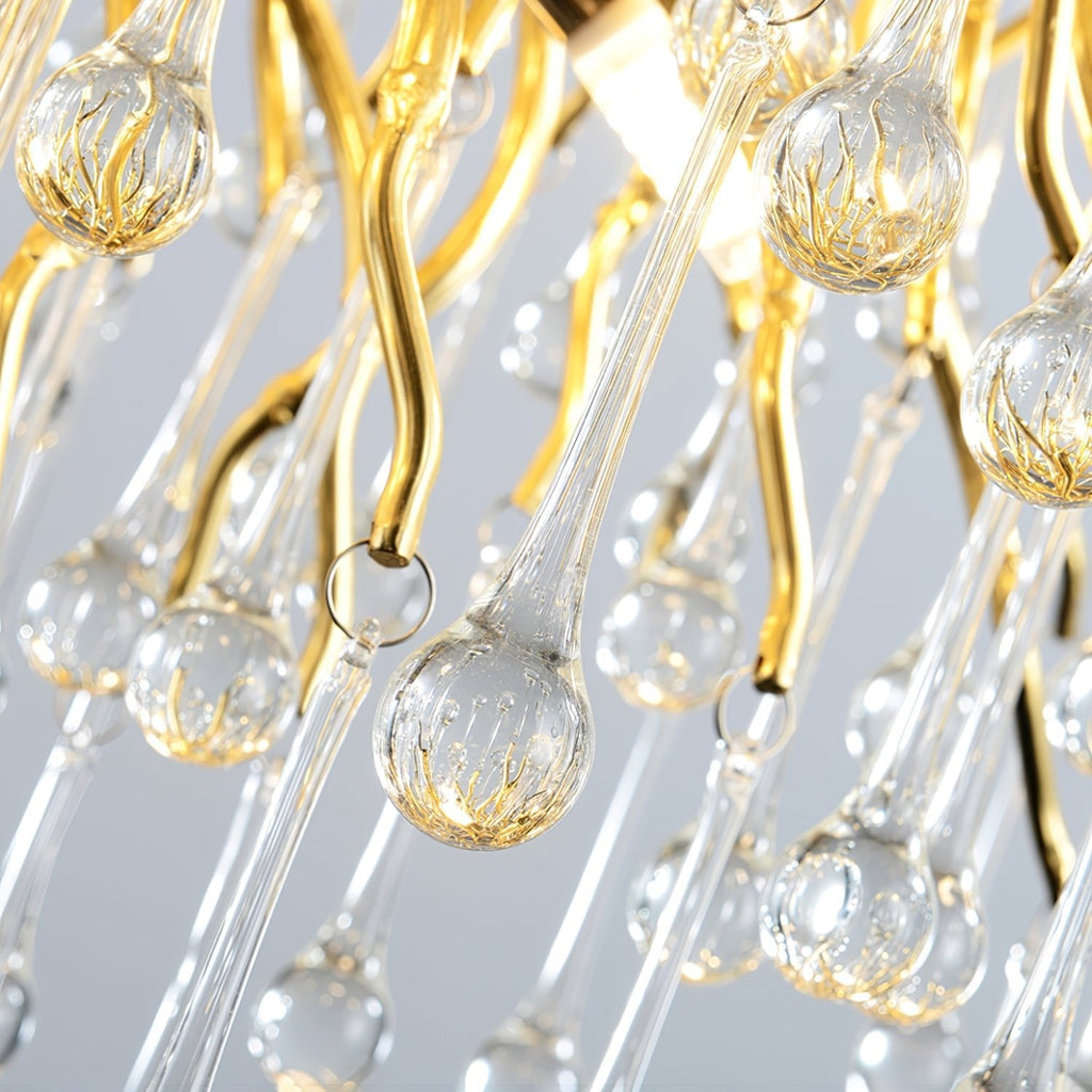 Teardrop Crystal Ceiling fixture Chandelier
