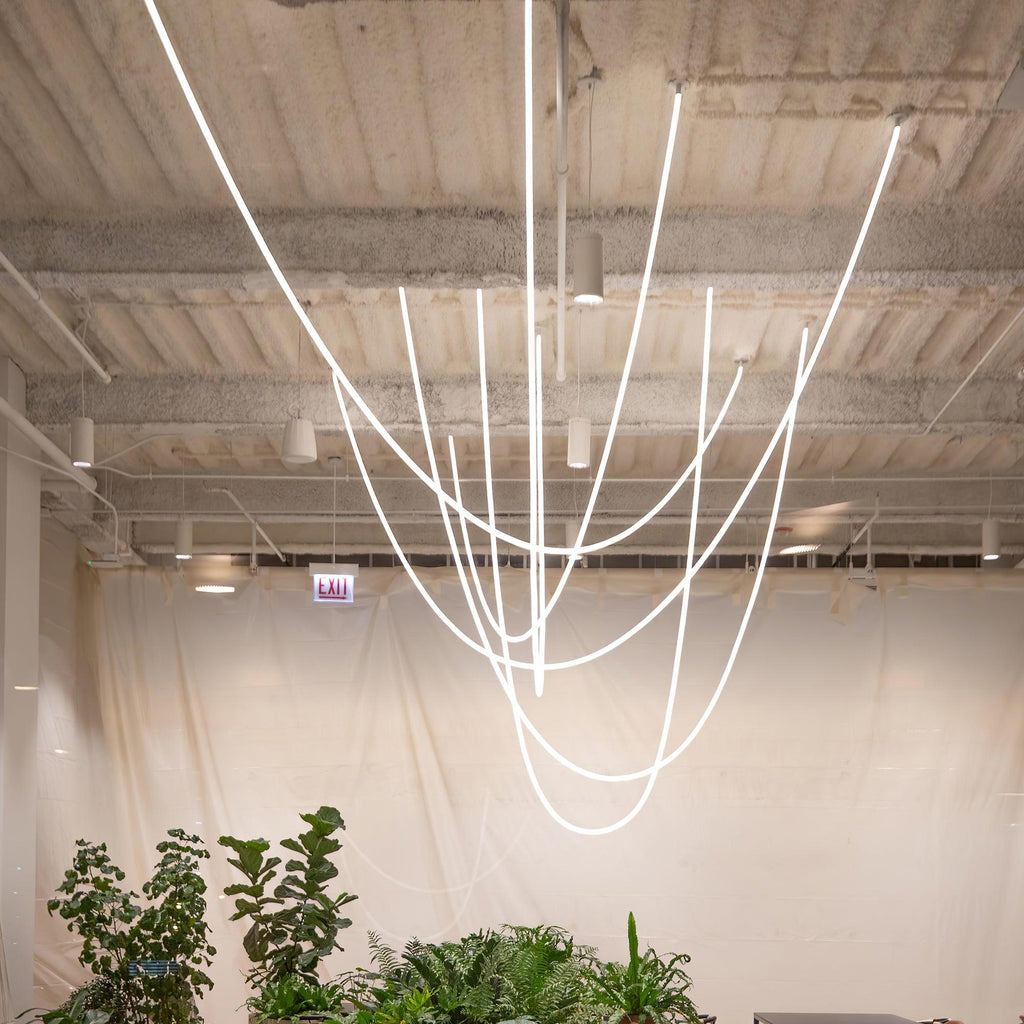 Flexible Curve Droplight Pendant Lamp