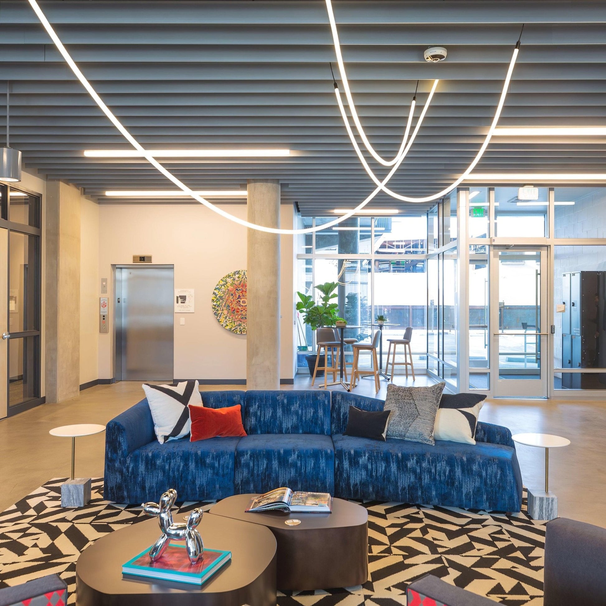 Flexible Curve Droplight Pendant Lamp
