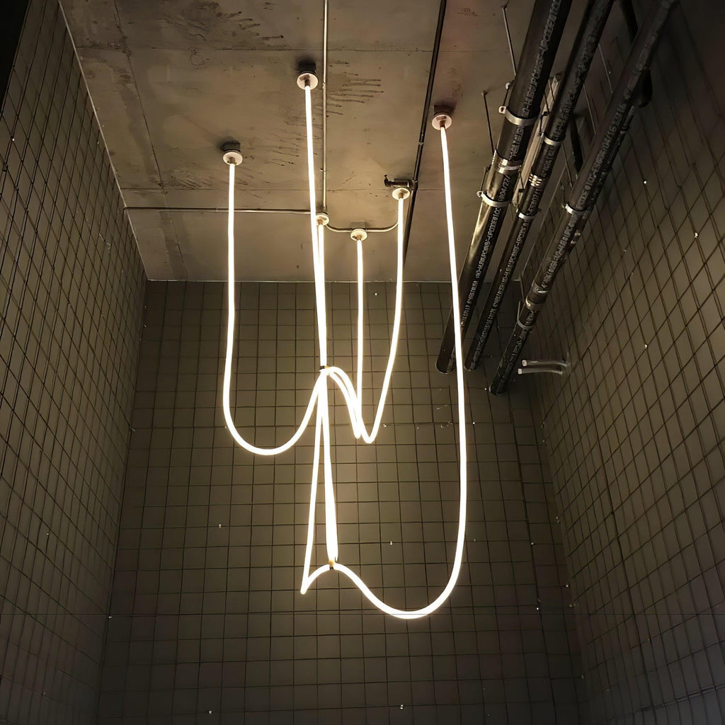 Flexible Curve Droplight Pendant Lamp
