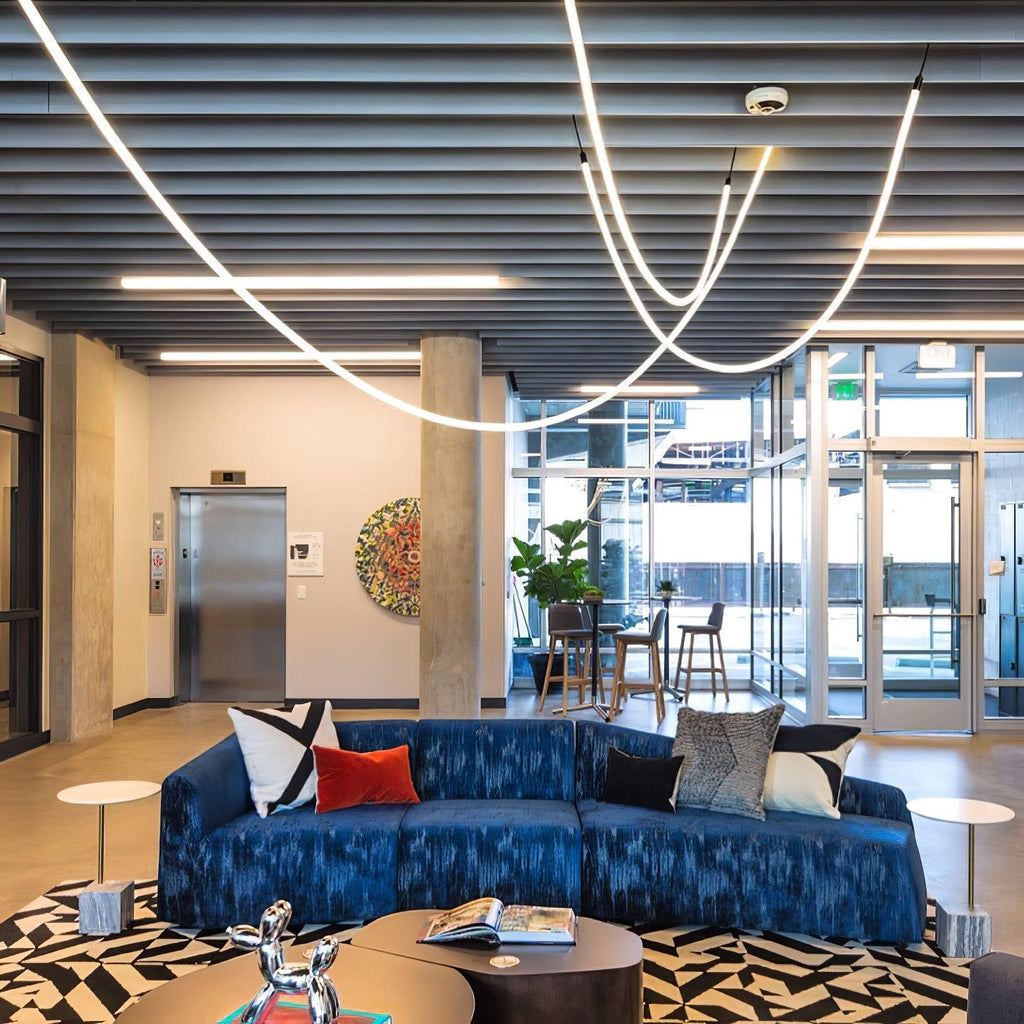 Flexible Curve Droplight Pendant Lamp