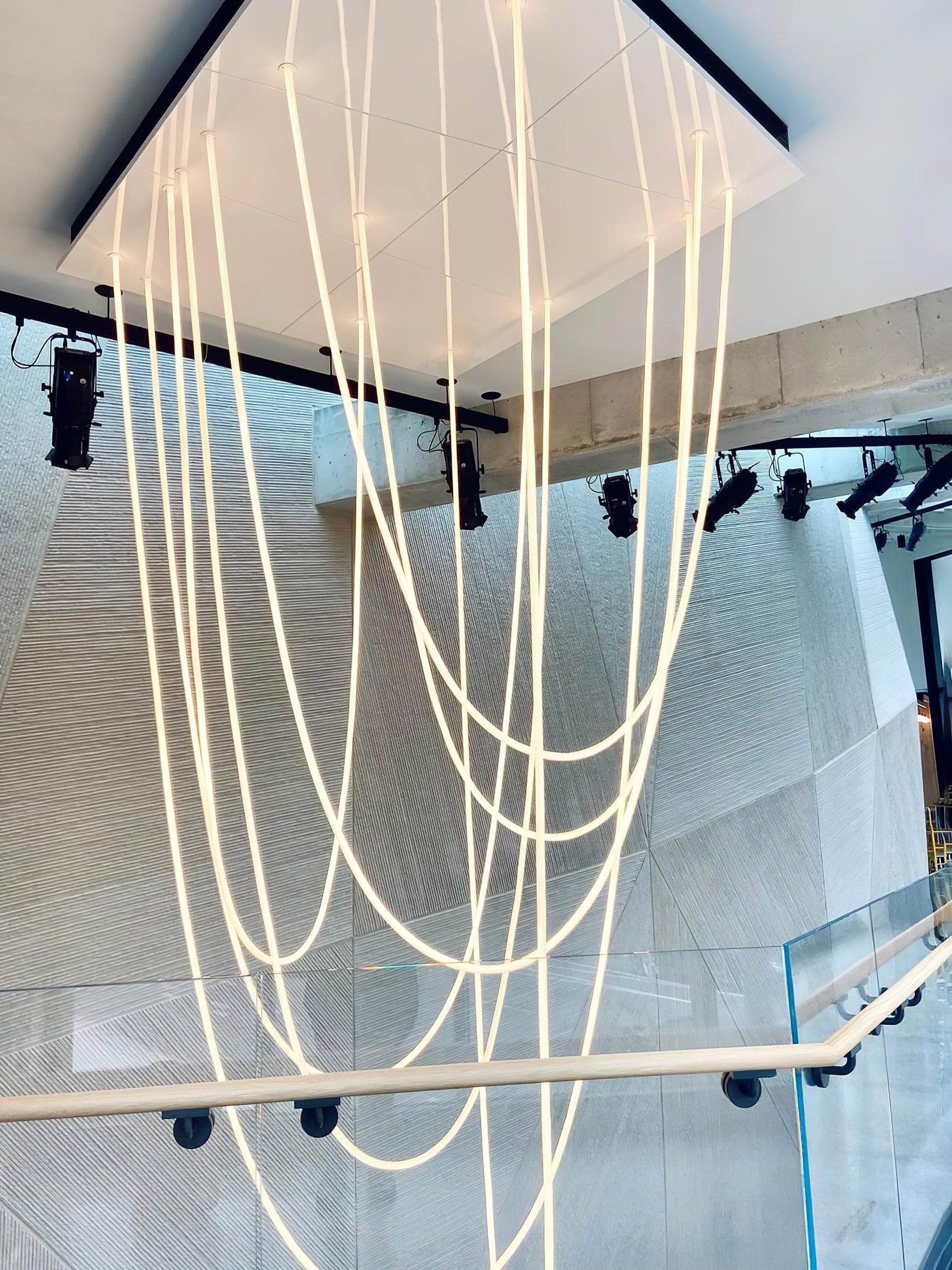 Flexible Curve Droplight Pendant Lamp