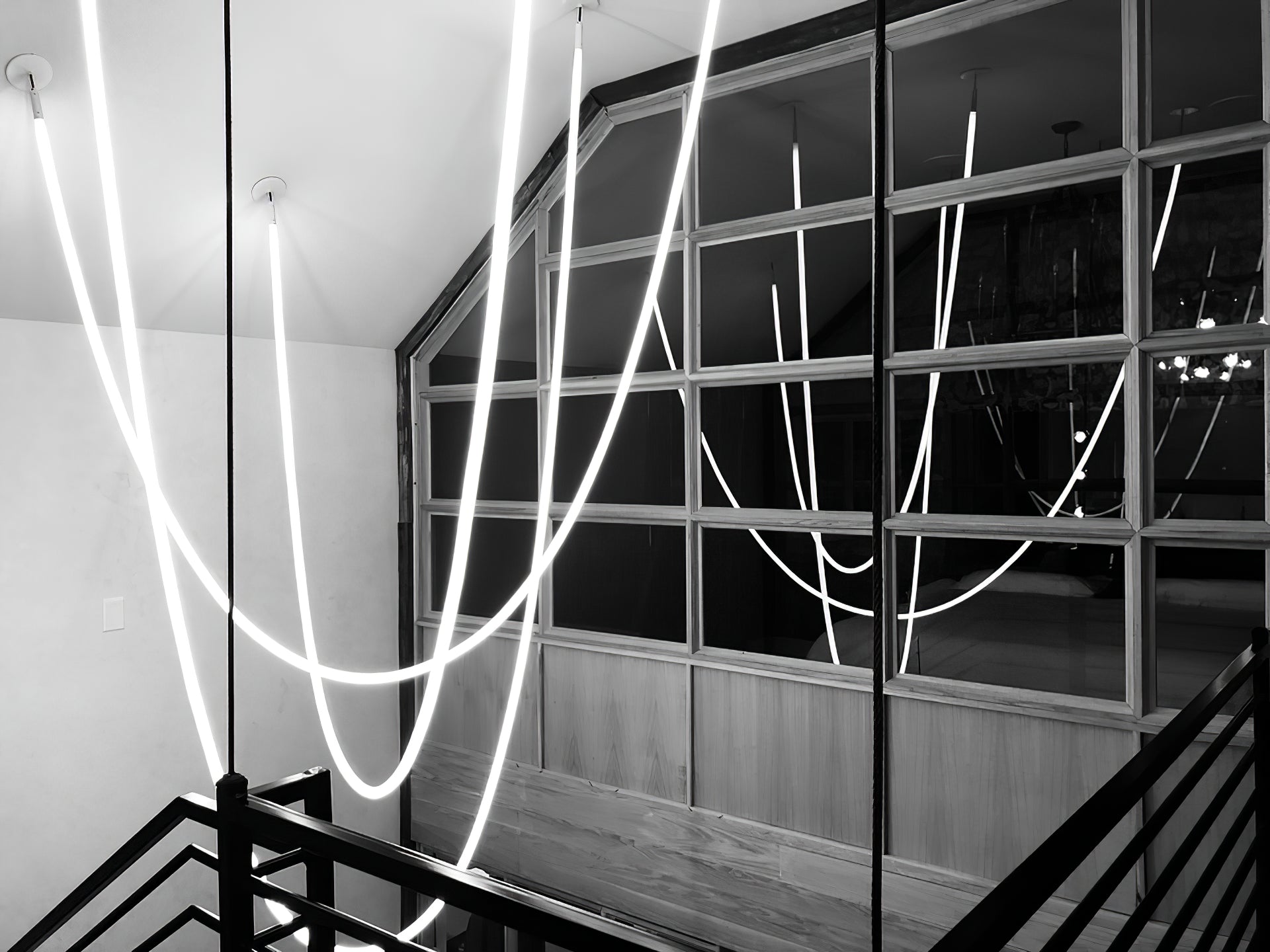 Flexible Curve Droplight Pendant Lamp