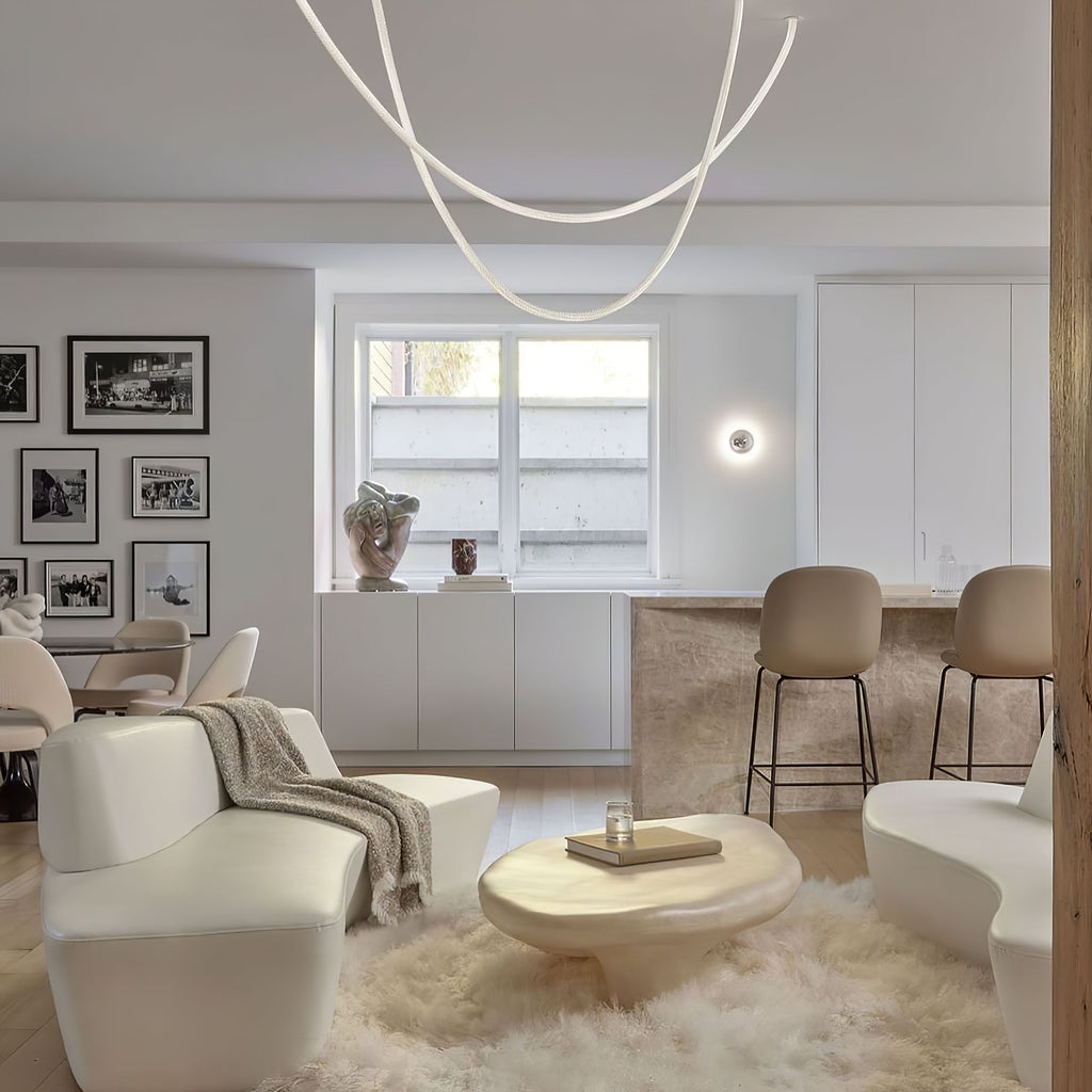 Flexible Curve Droplight Pendant Lamp