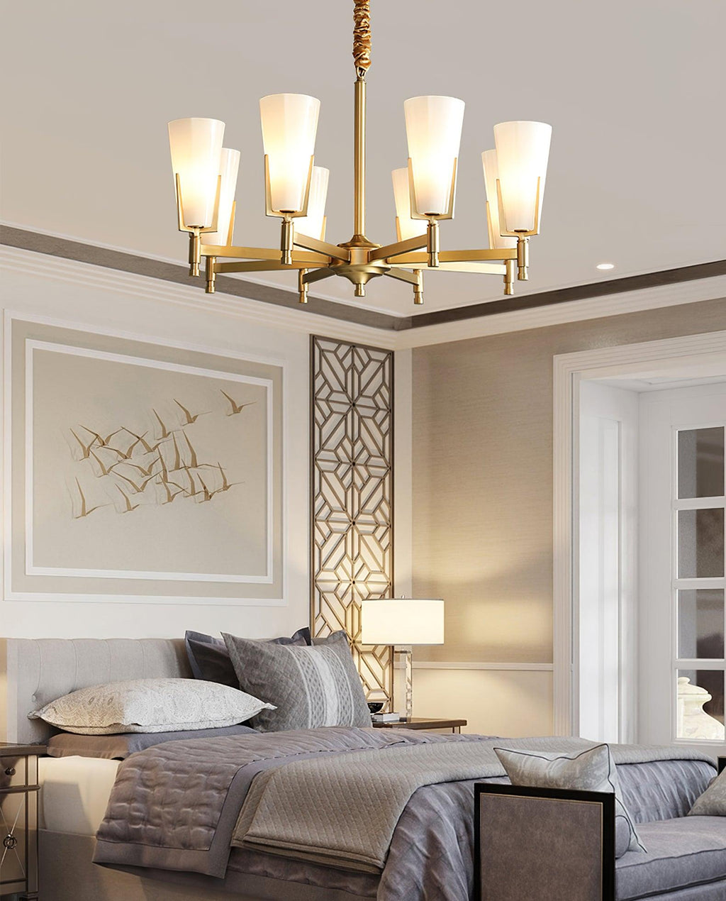 Upton Crown Chandelier