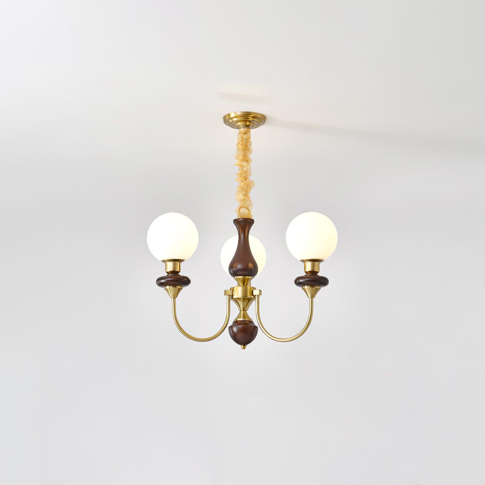 Retro Monique Gasolier Chandelier