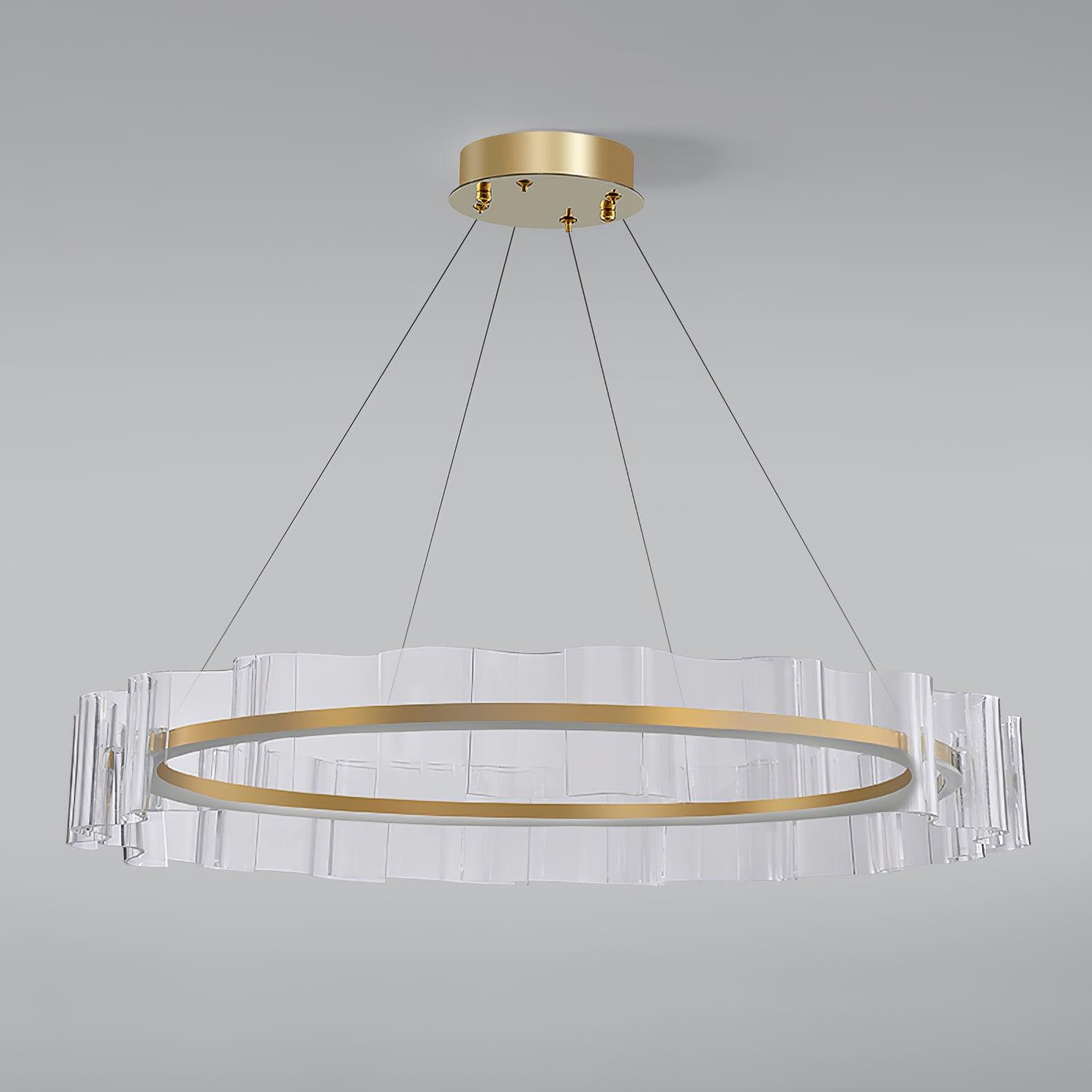 Water Wave Glass Ceiling fixture Chandelier