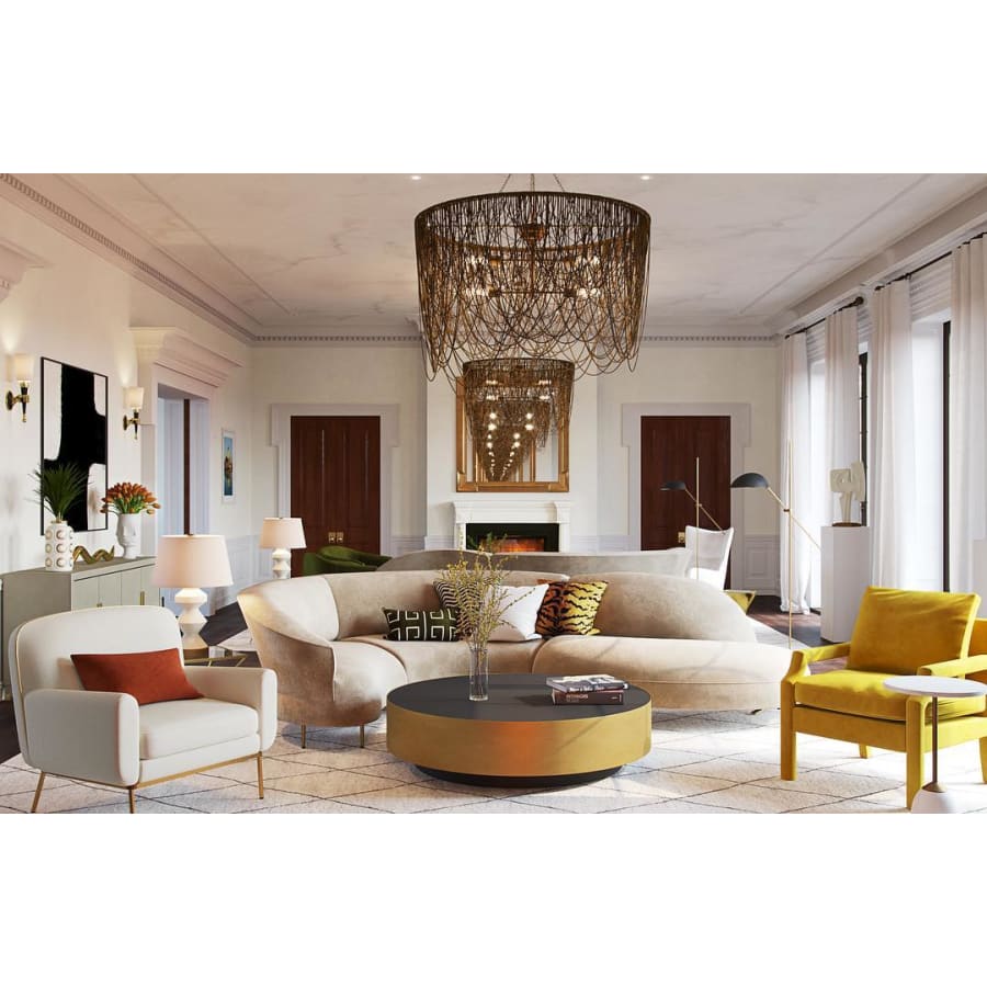 Arteriors Layla 36" Chandelier