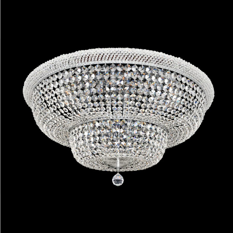 Allegri Napoli 18 Light 34" Wide Ceiling Fixtures with Crystal Accents