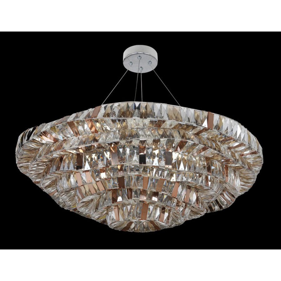Allegri Gehry 21 Light 39-3/8" Wide Crystal Chandelier