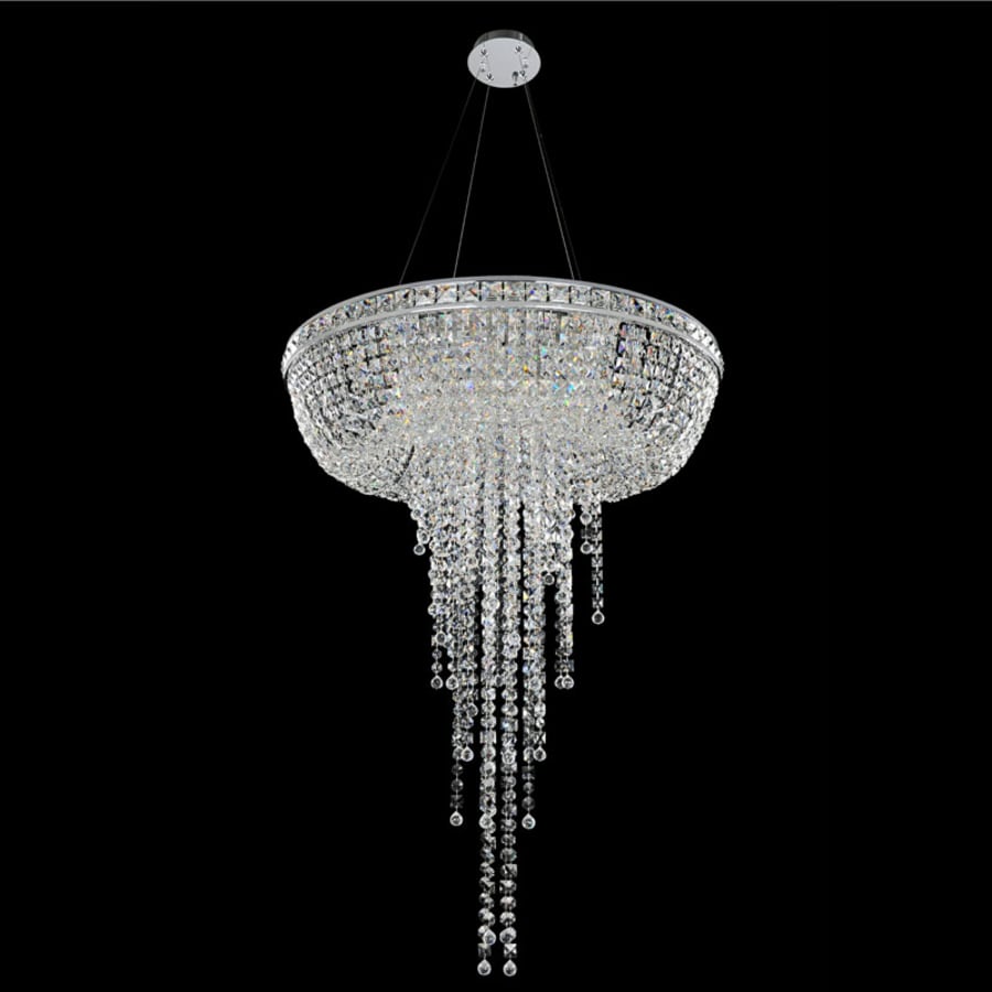 Allegri Cascata 3 Light 32" Wide Crystal Chandelier