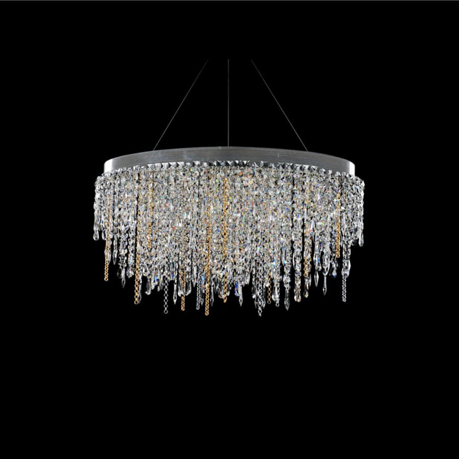 Allegri Tenuta 10 Light 36" Wide Crystal Chandelier