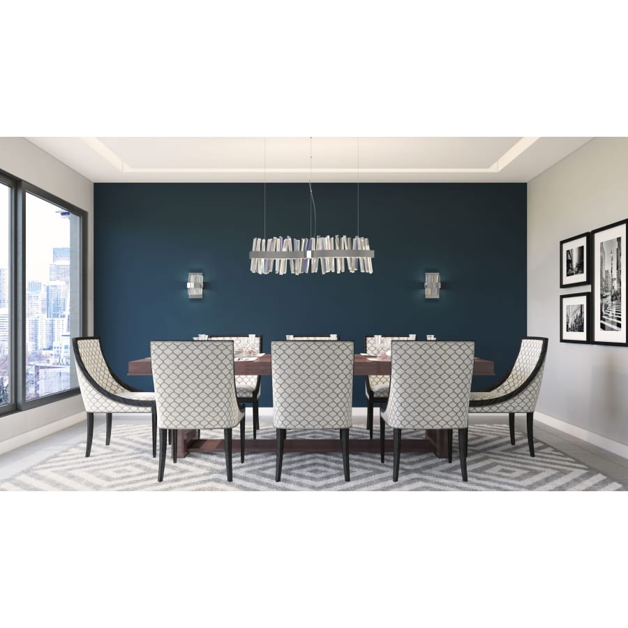 Allegri Glacier 42" Wide LED Linear Chandelier