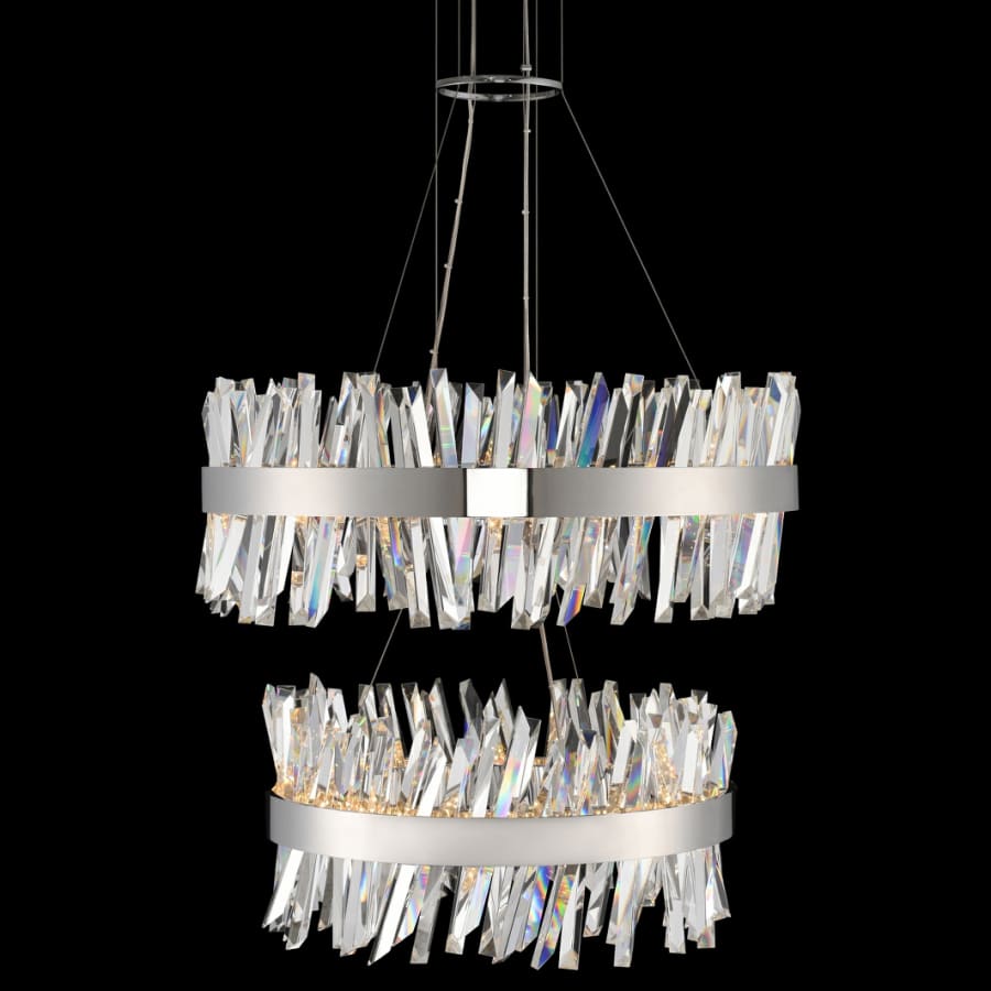 Allegri Glacier 4 Light 32" Wide LED Ring Chandelier
