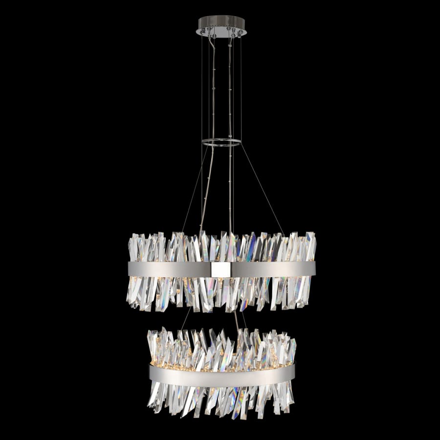 Allegri Glacier 4 Light 32" Wide LED Ring Chandelier