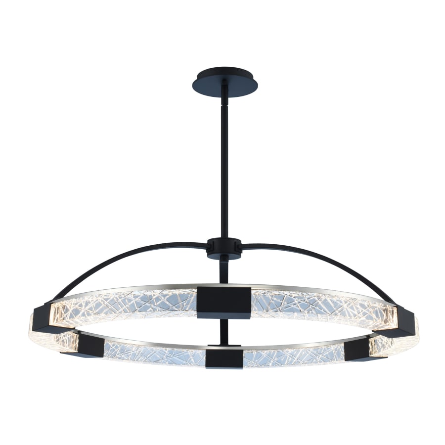 Allegri Athena 32" Wide LED Ring Chandelier with Firenze Crystal