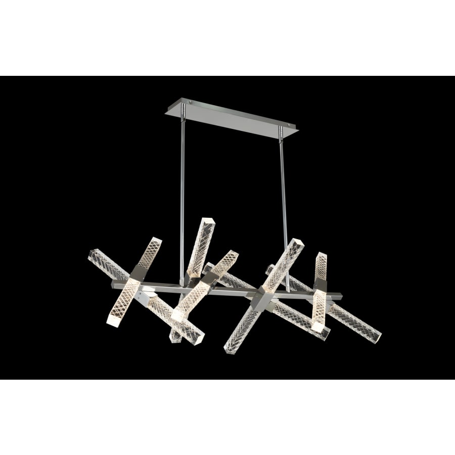Allegri Apollo 16 Light 47" Wide LED Abstract Chandelier with Firenze Crystal