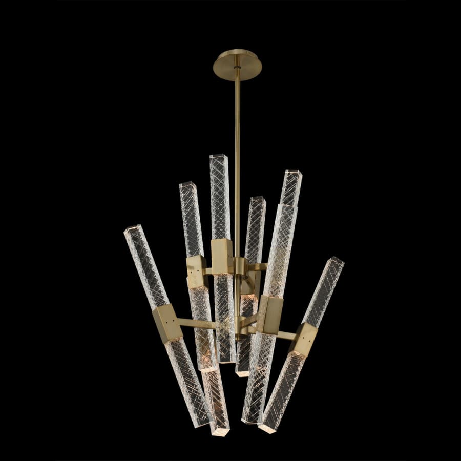 Allegri Apollo 16 Light 26" Wide LED Abstract Chandelier with Firenze Crystal