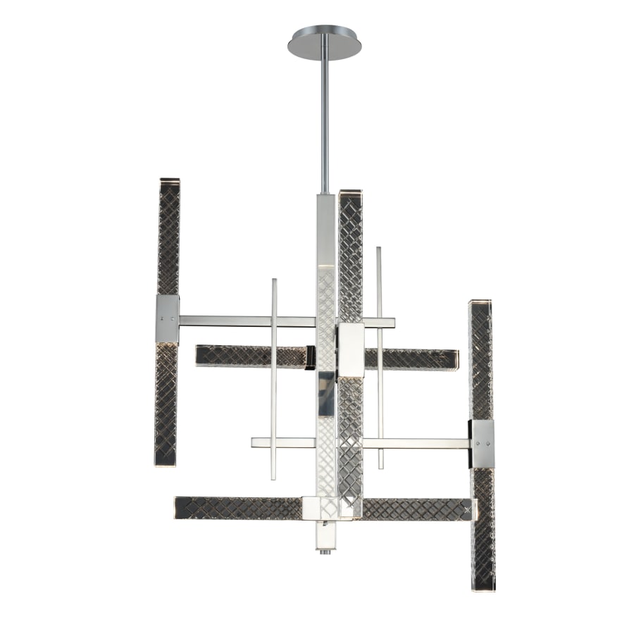 Allegri Apollo 10 Light 26" Wide LED Abstract Chandelier with Firenze Crystal