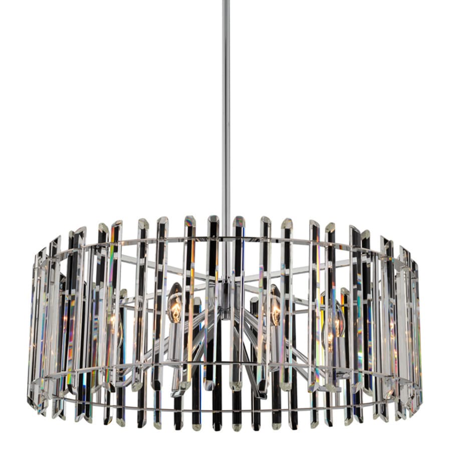 Allegri Viano 8 Light 28" Wide Crystal Drum Chandelier