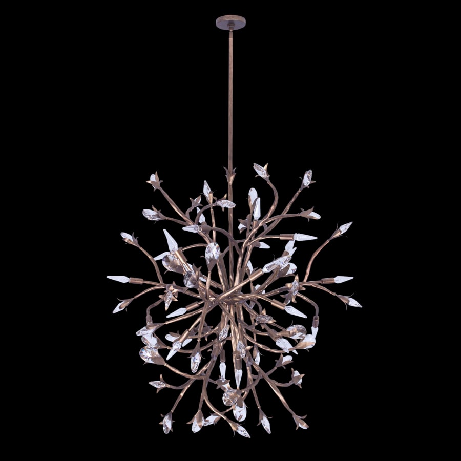 Allegri Fiore 16 Light 34" Wide Crystal Abstract Chandelier