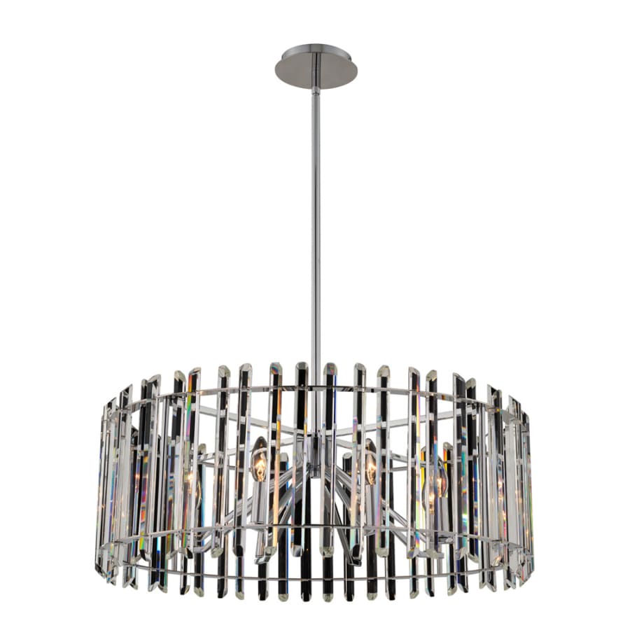 Allegri Viano 8 Light 28" Wide Crystal Drum Chandelier