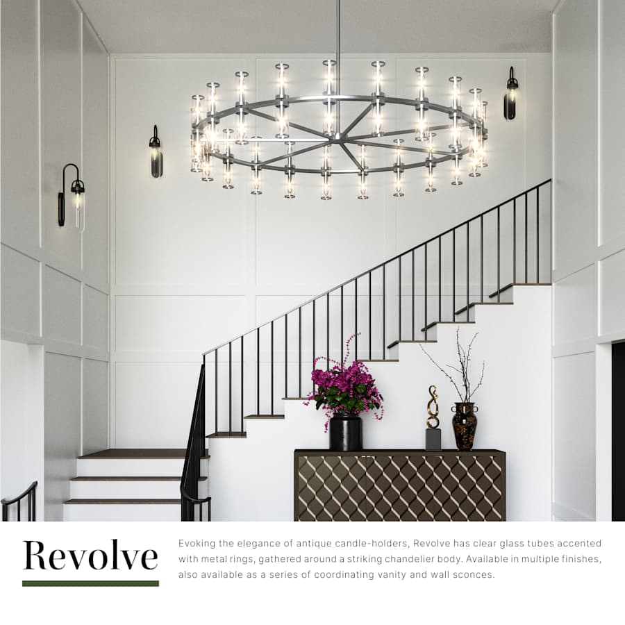 Alora Lighting Revolve 42 Light 60" Wide Taper Candle Chandelier
