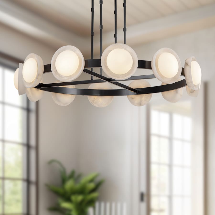 Alora Lighting Alonso 51" Wide LED Ring Chandelier