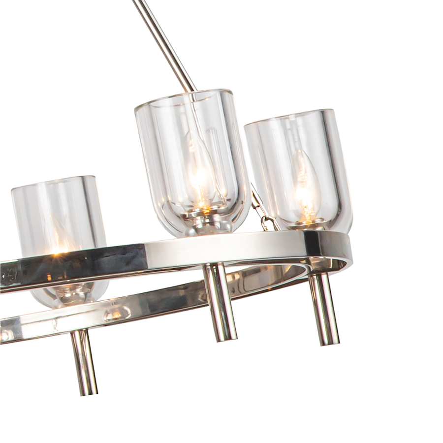 Alora Lighting Lucian 6 Light 32" Wide Ring Chandelier