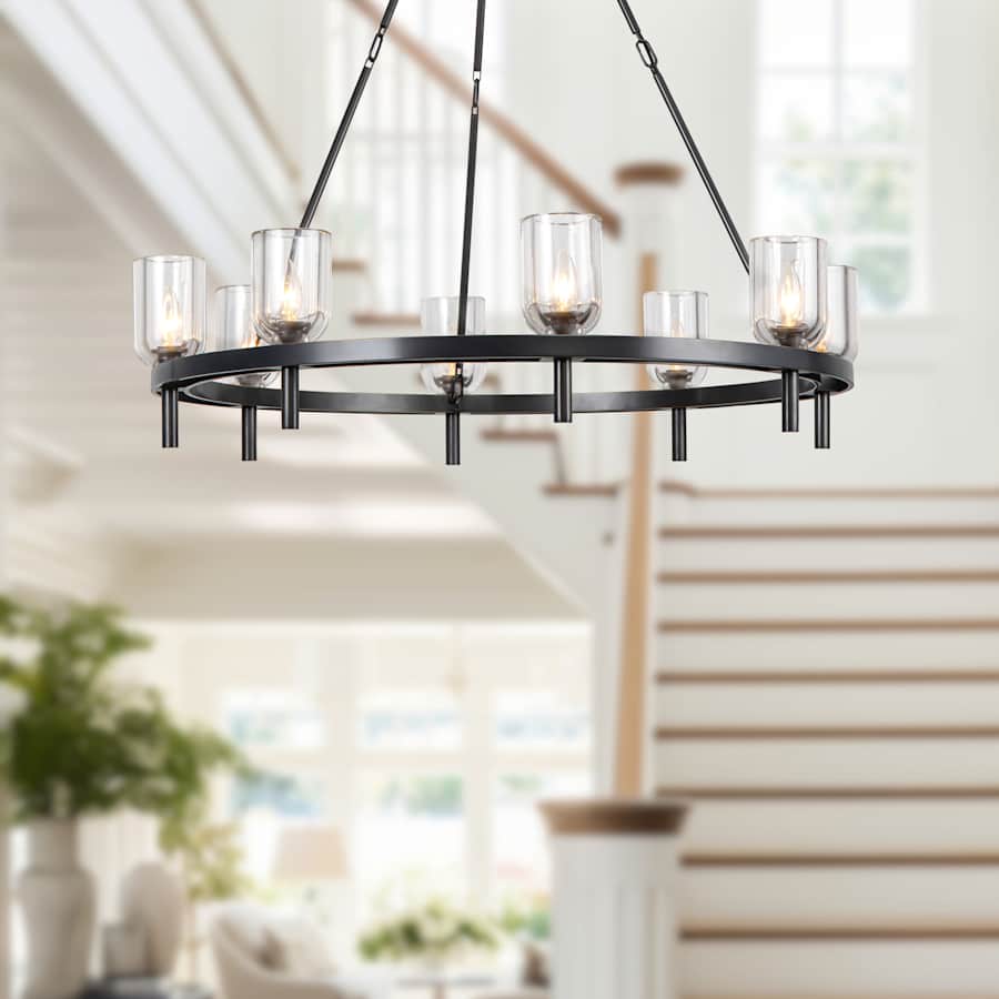 Alora Lighting Lucian 8 Light 37" Wide Ring Chandelier