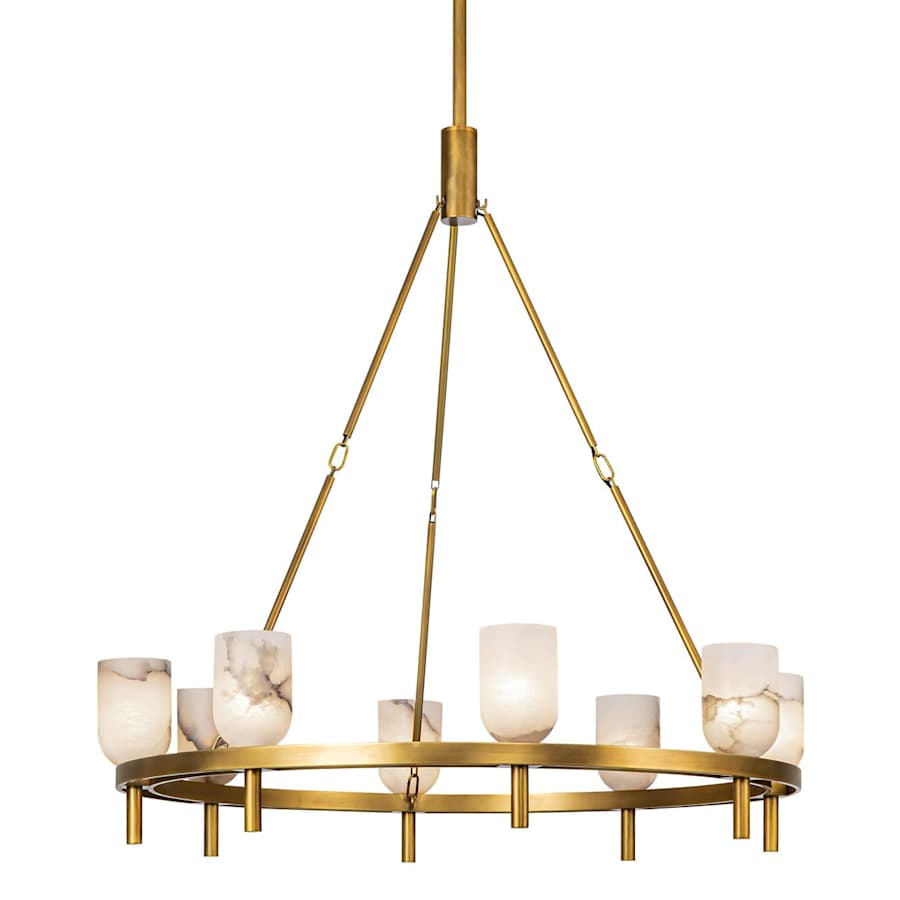 Alora Lighting Lucian 8 Light 37" Wide Ring Chandelier