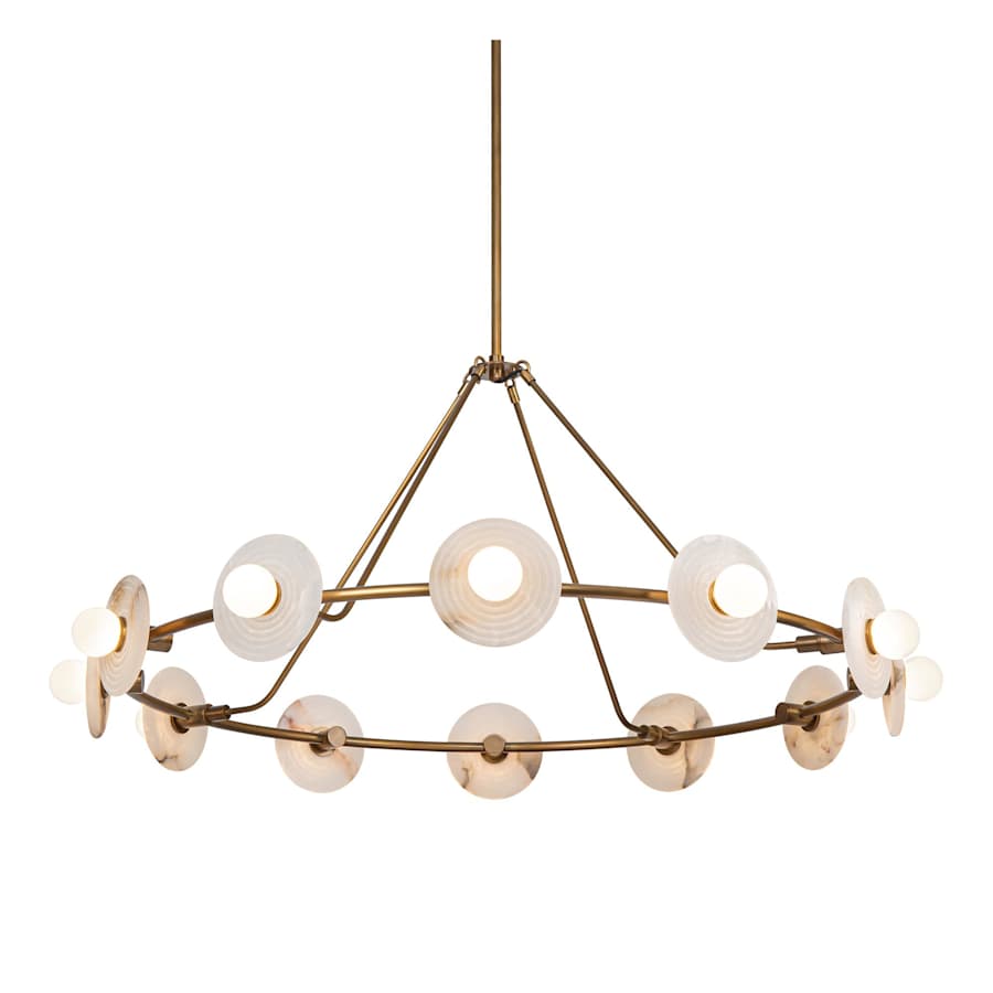 Alora Lighting Dahlia 47" Wide LED Ring Chandelier