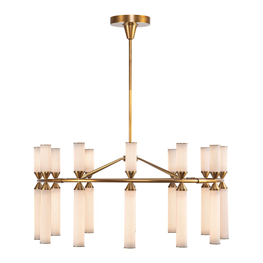 Alora Lighting Edwin 38" Wide LED Ring Chandelier