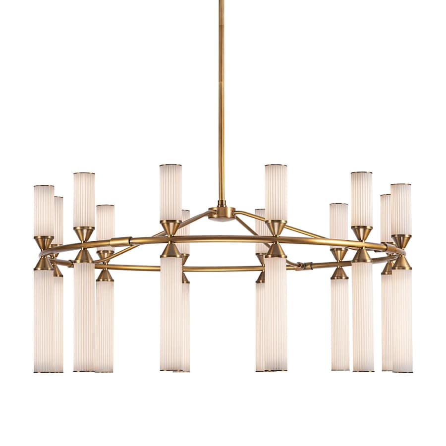 Alora Lighting Edwin 38" Wide LED Ring Chandelier
